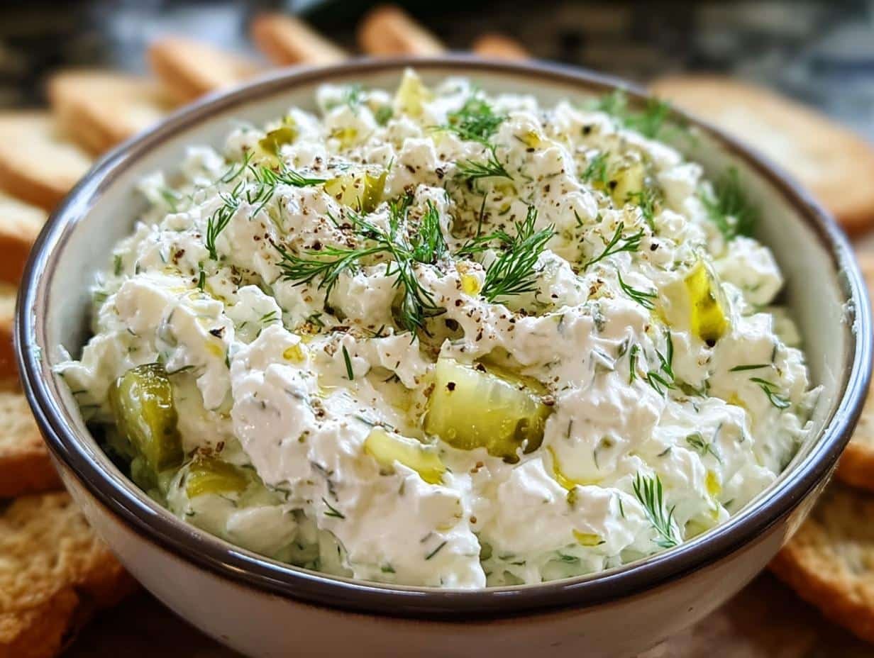 Dill Pickle Cottage Cheese