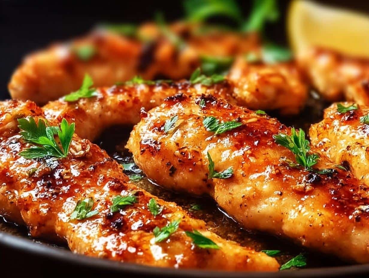 Amazing Garlic Butter Chicken Tenders Under 30 Min - Garlic Butter Chicken Tenders - additional detail