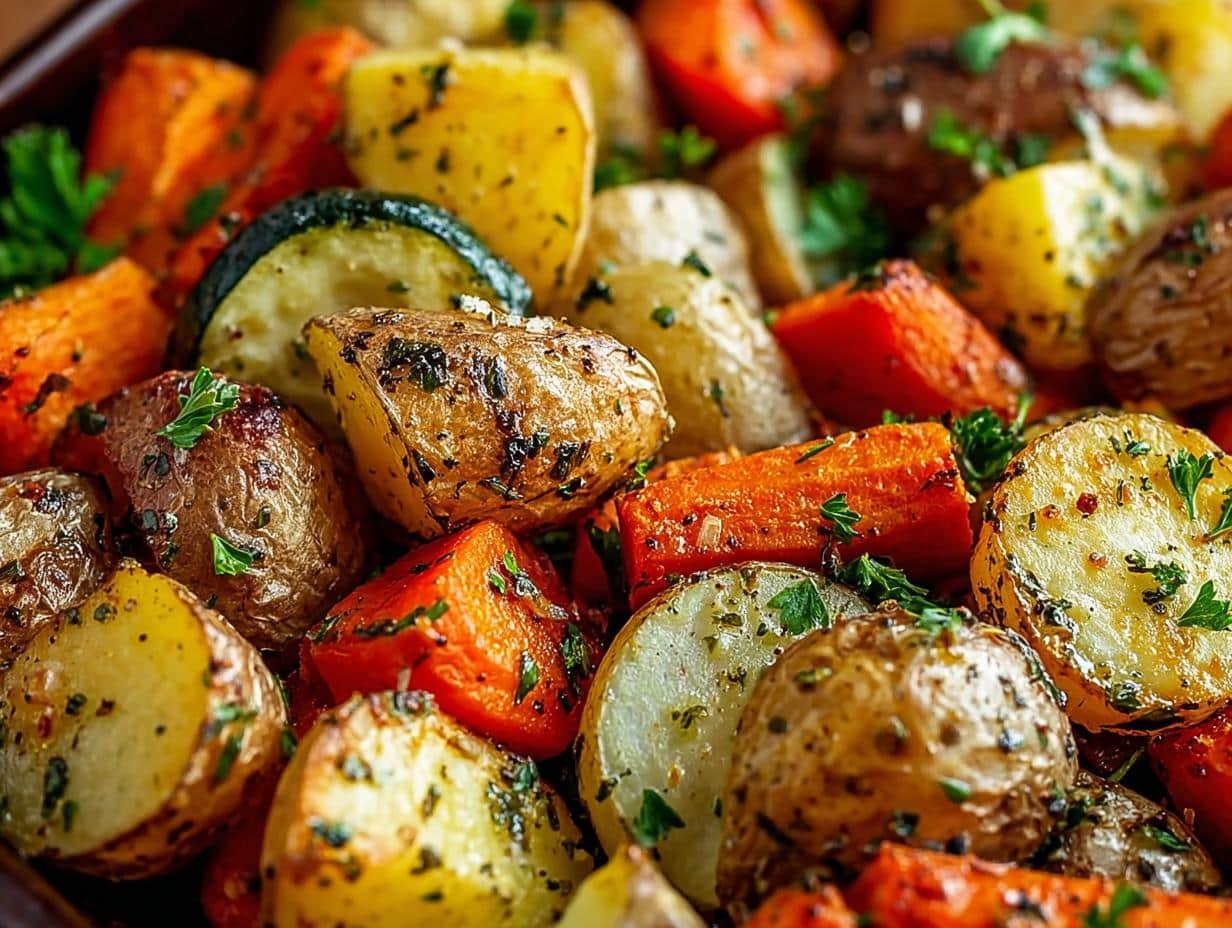 Garlic Herb Roasted Potatoes: Amazing 30-Min Side - Garlic Herb Roasted Potatoes - additional detail