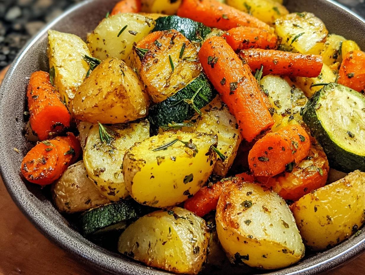 Garlic Herb Roasted Potatoes: 1 Easy Flavor Bomb - Garlic Herb Roasted Potatoes - additional detail