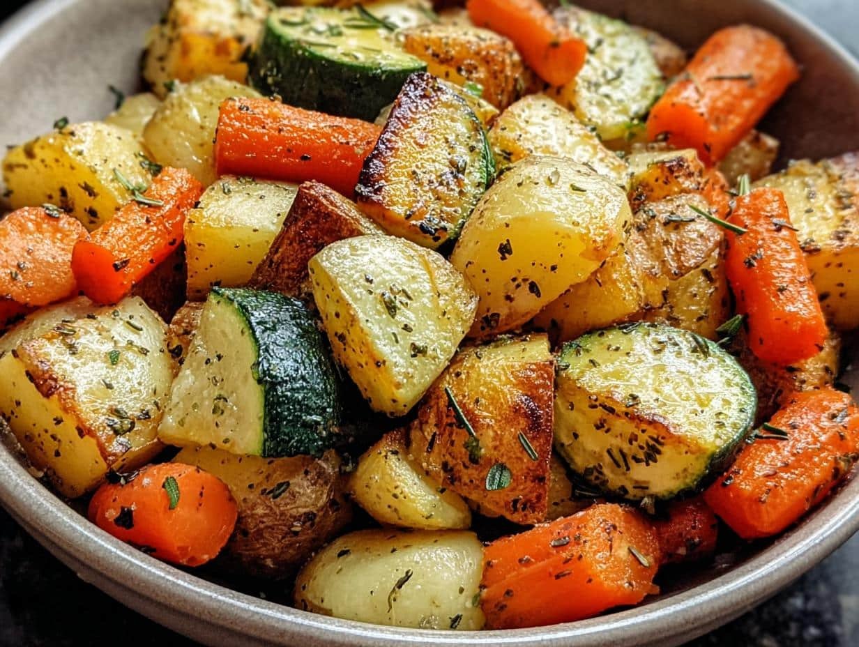 Garlic Herb Roasted Potatoes