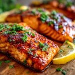 Garlic Lemon Butter Salmon