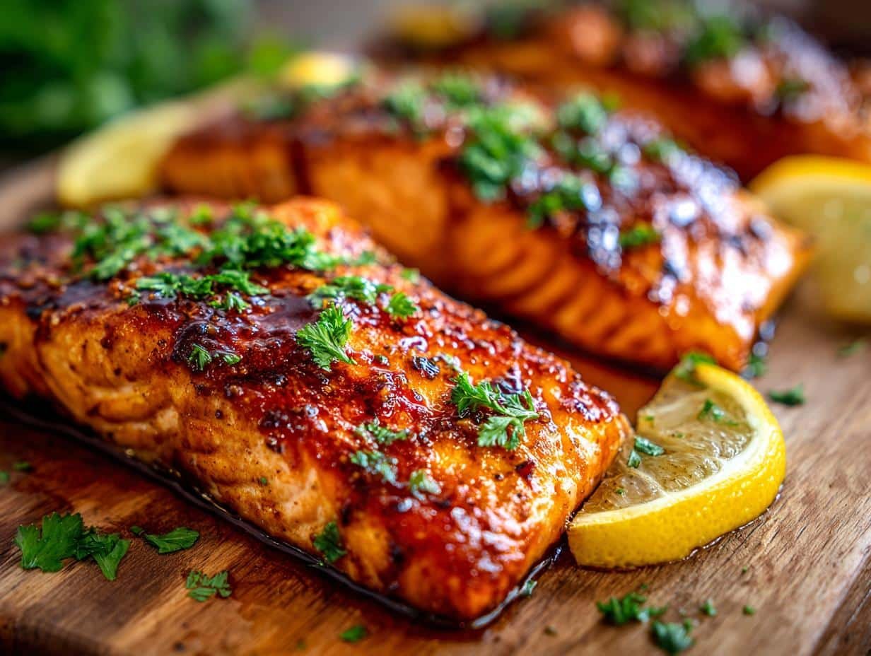 Garlic Lemon Butter Salmon
