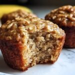 Healthy Banana Oatmeal Muffins