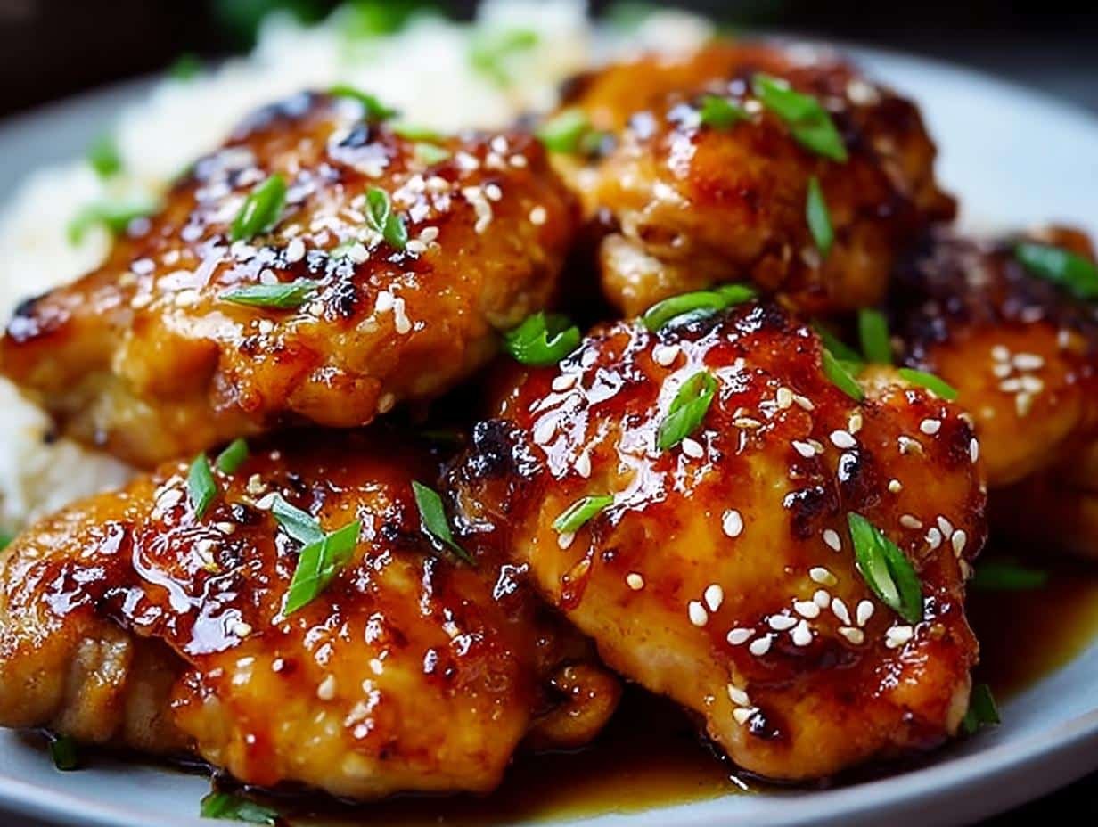 Master Honey Garlic Chicken Thighs in 30 Mins - Honey Garlic Chicken Thighs - additional detail