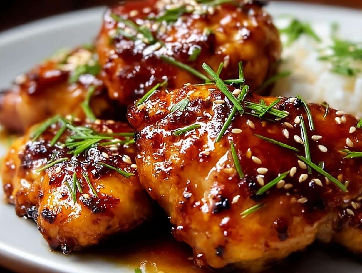 Honey Garlic Chicken Thighs