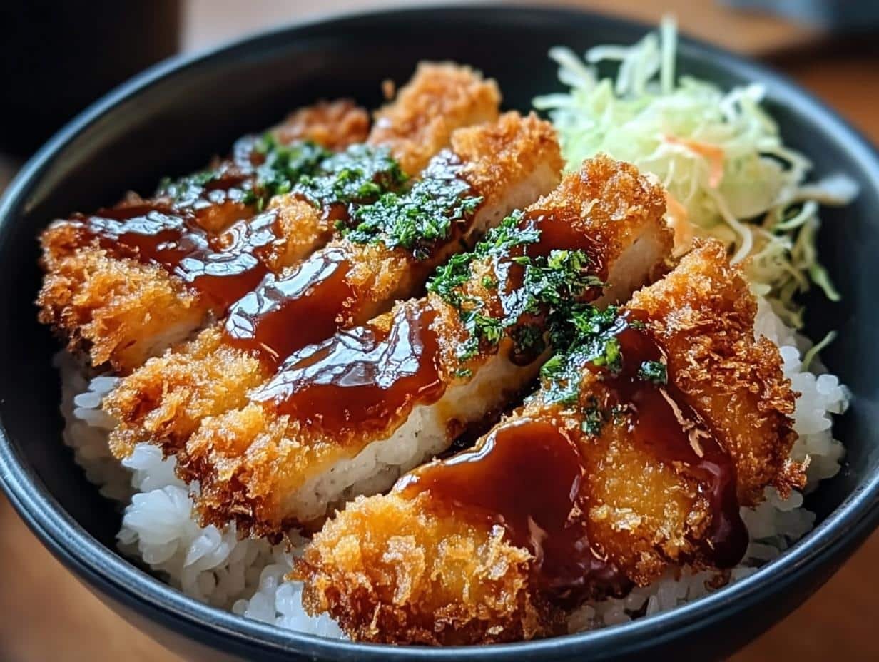 Japanese Katsu Bowls Tonkatsu: Crispy Delight - Japanese Katsu Bowls Tonkatsu - additional detail