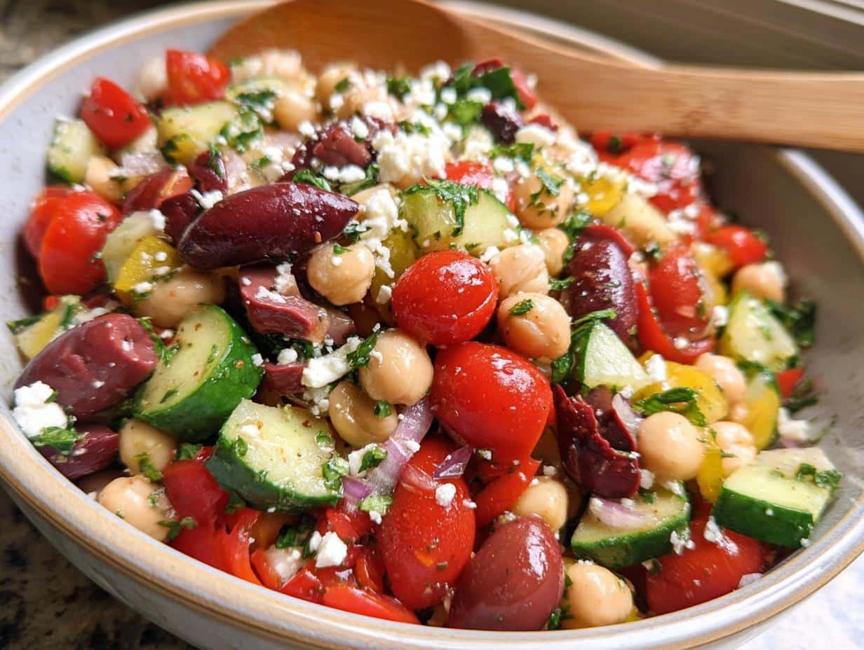 Mediterranean Bean Salad: 20-Minute Sunshine Bowl - Mediterranean Bean Salad - additional detail
