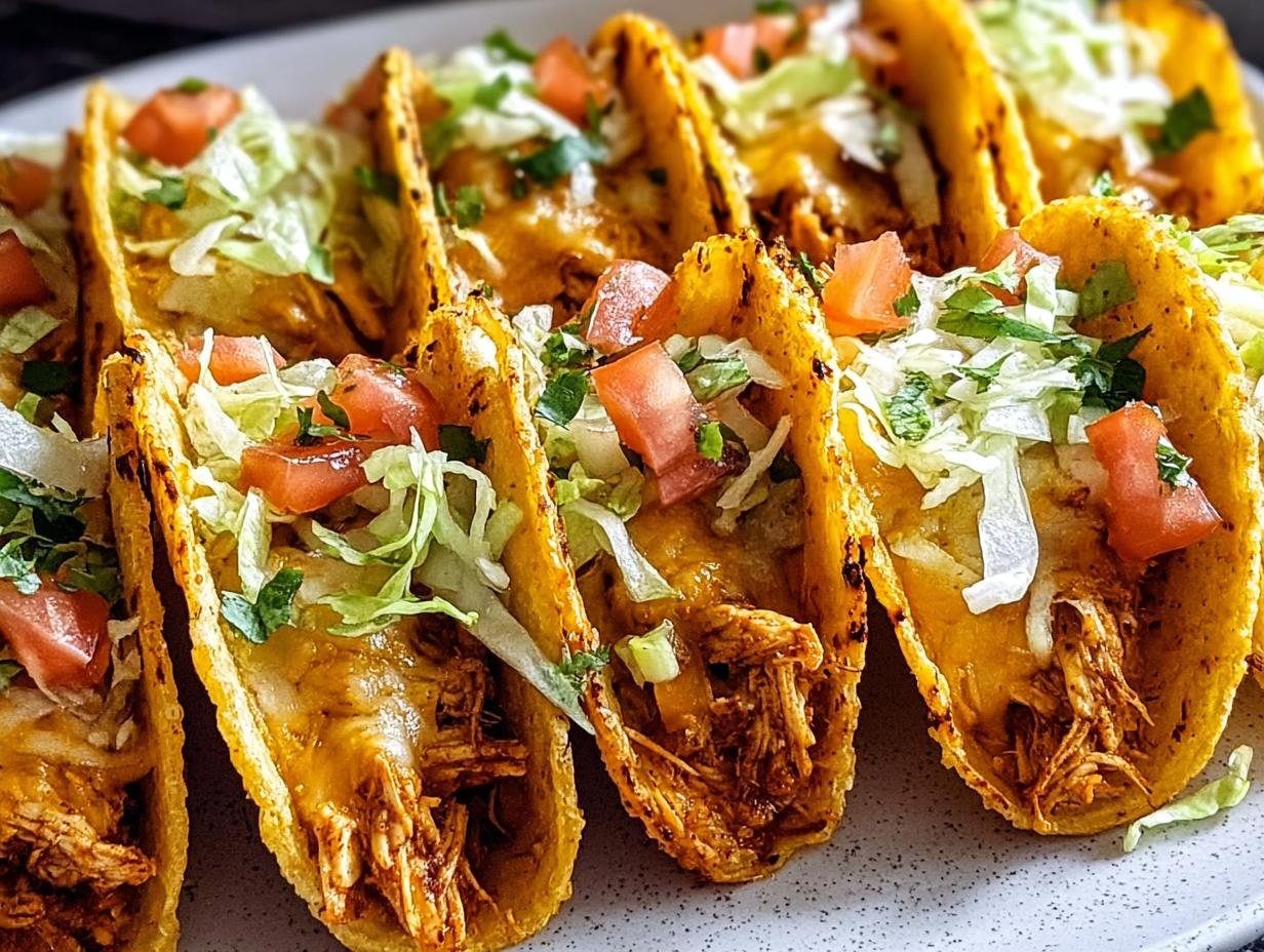 Mini Baked Chicken Tacos