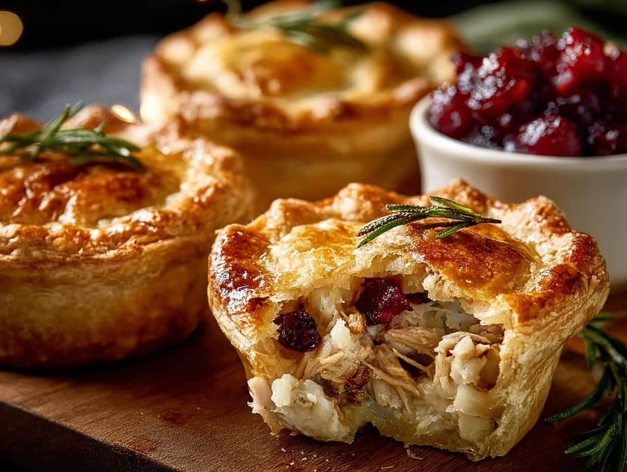 Mini Thanksgiving Turkey Cranberry: Amazing 4 Pies - Mini Thanksgiving Turkey Cranberry - additional detail