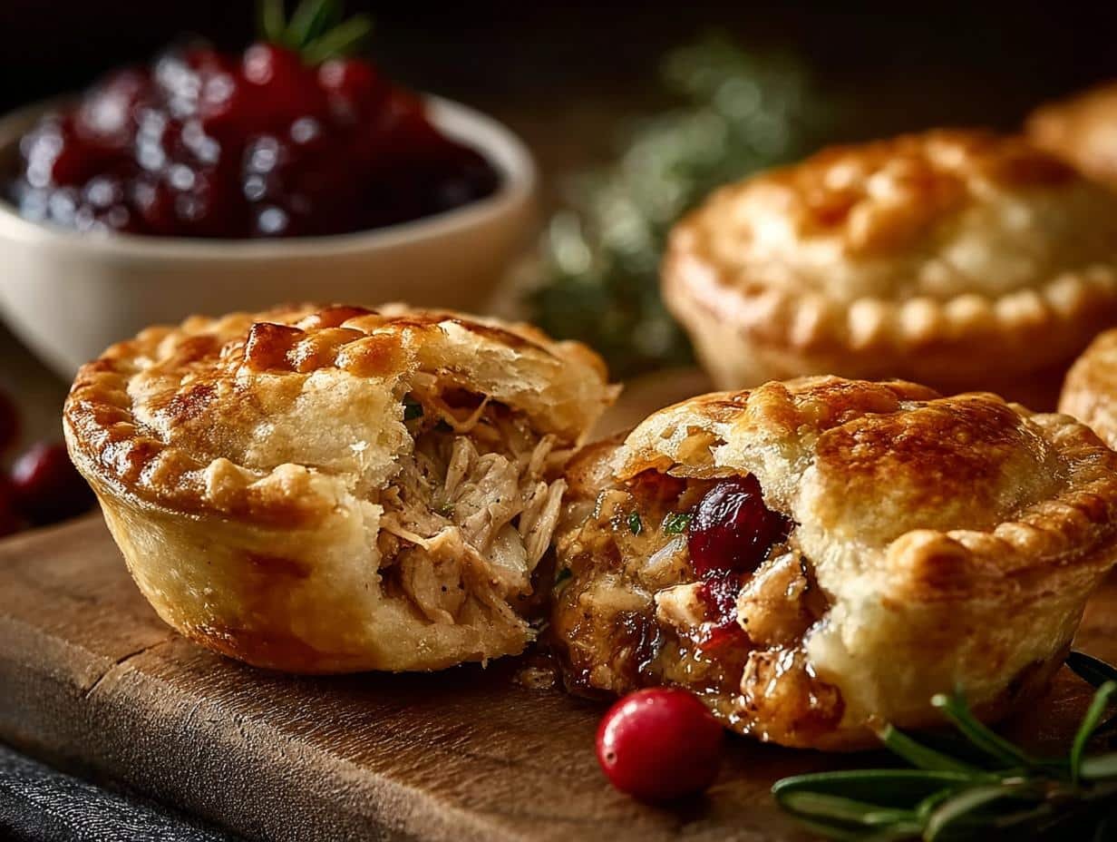 Mini Thanksgiving Turkey Cranberry: Amazing 4 Pies - Mini Thanksgiving Turkey Cranberry - additional detail