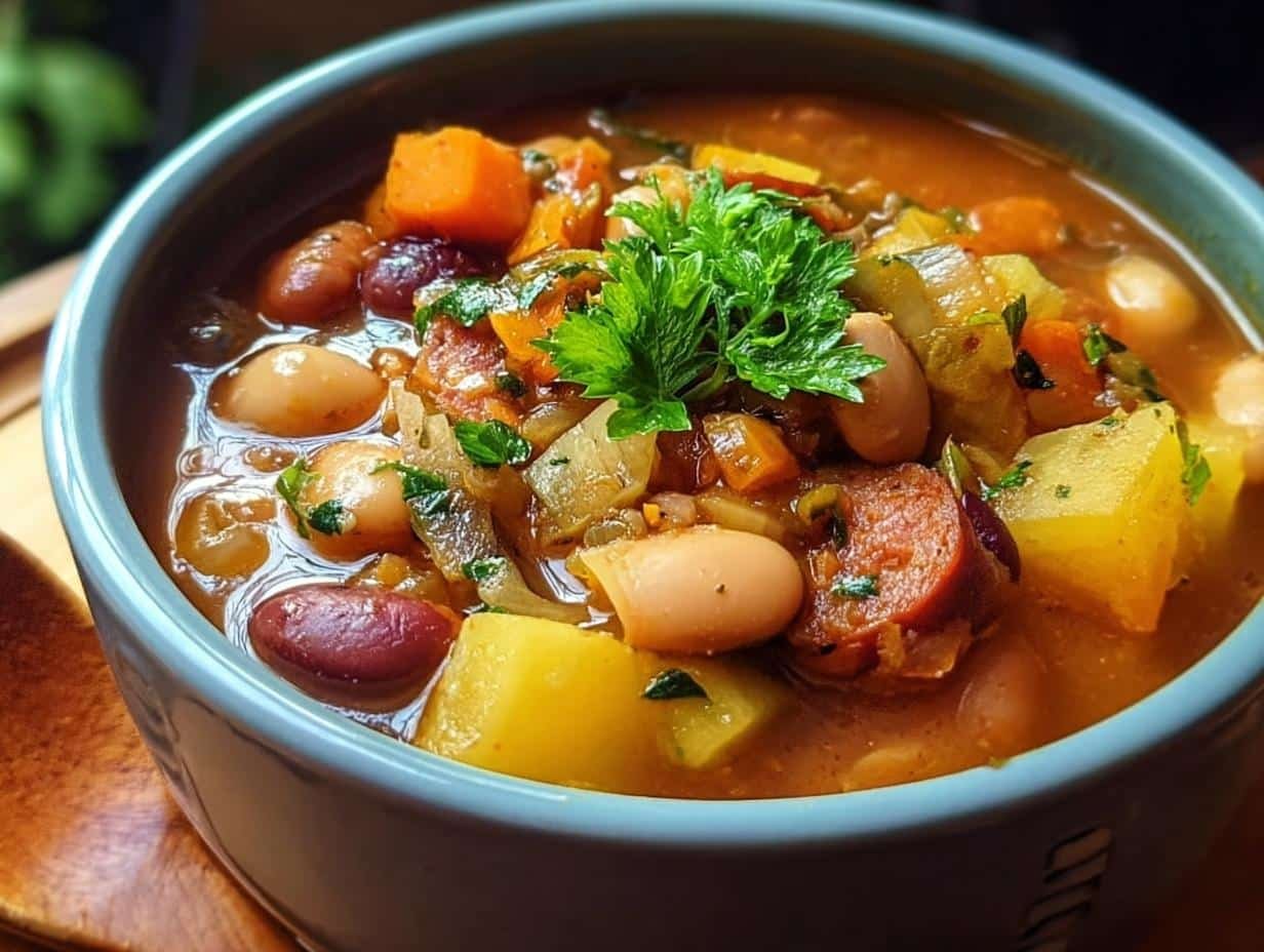 Portuguese Bean Soup: 1 Hearty Comfort Bowl - Portuguese Bean Soup You - main visual representation