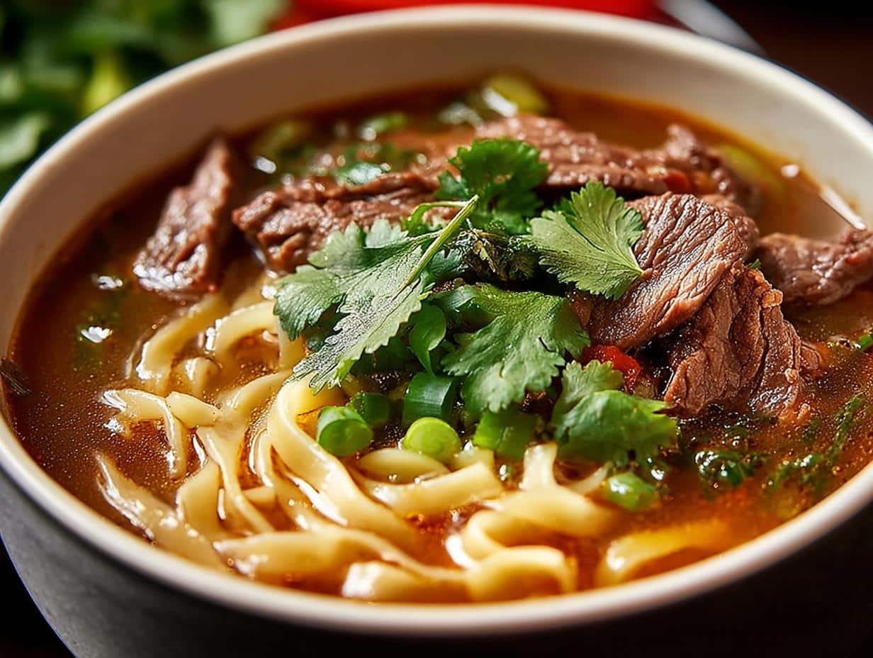 Satay Beef Noodle Soup