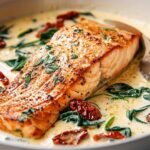 Tuscan Salmon Parmesan Cream