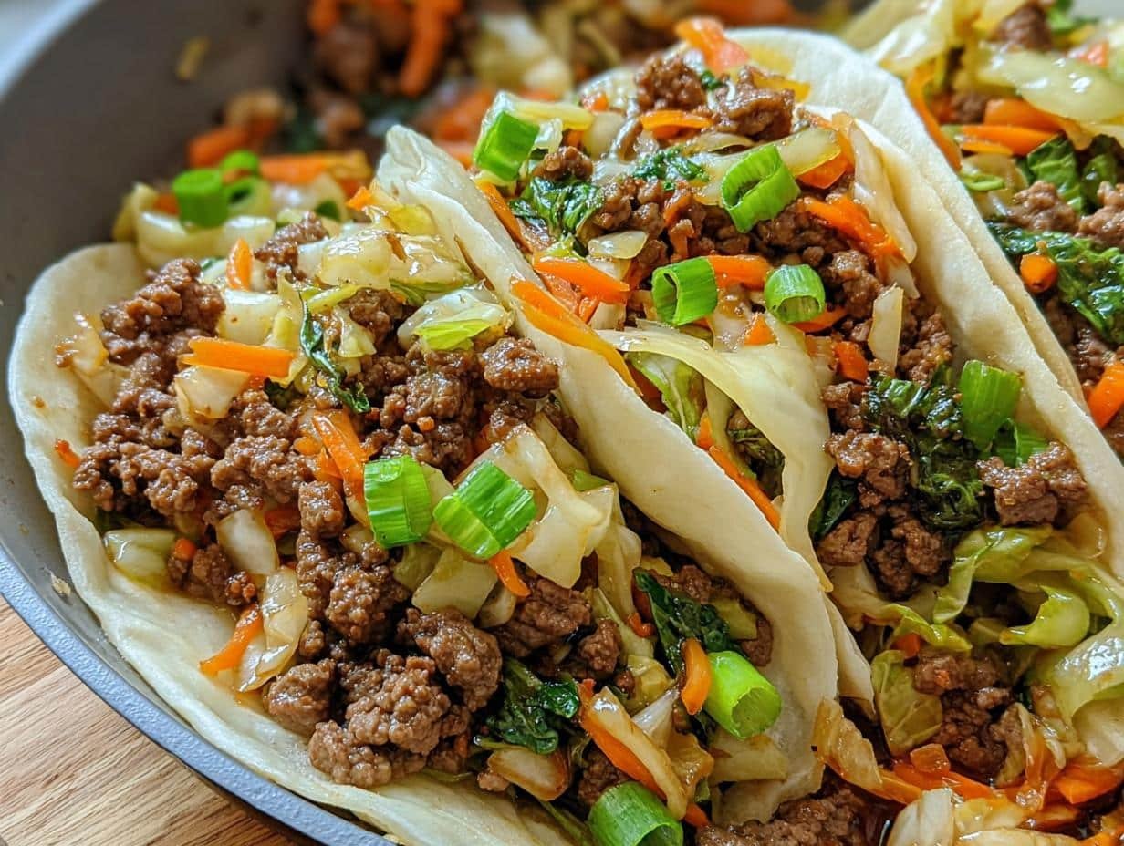 Unstuffed Beef Egg Roll: 35 Min Tasty Meal - Unstuffed Beef Egg Roll - additional detail