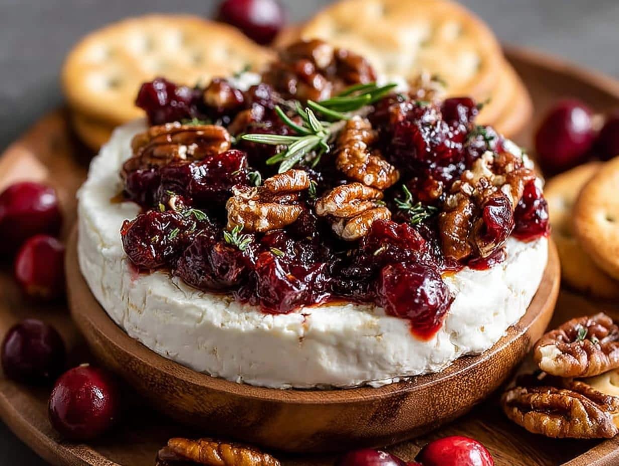 Whipped Goat Cheese Cranberries