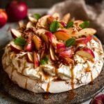 Autumn Pavlova with Apples