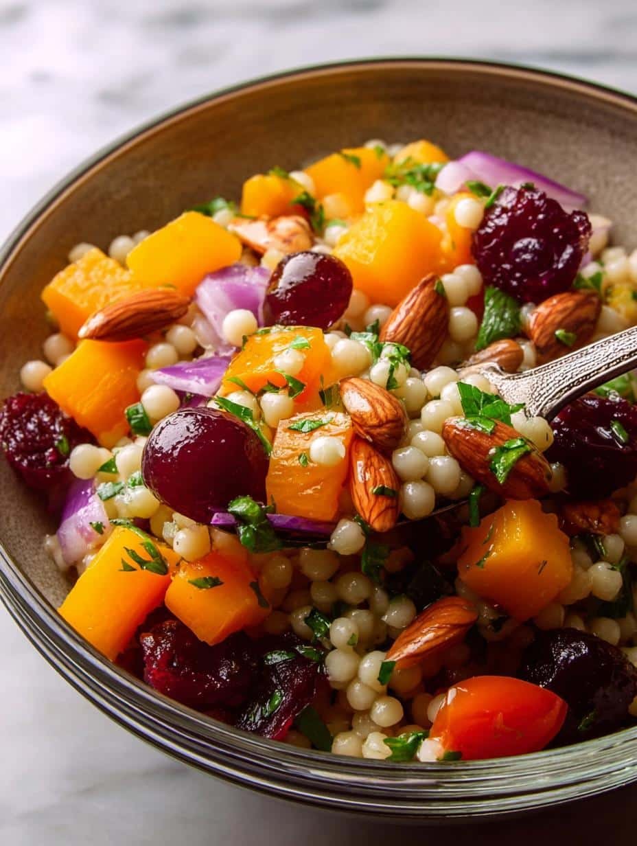 Autumn Pearl Couscous Salad