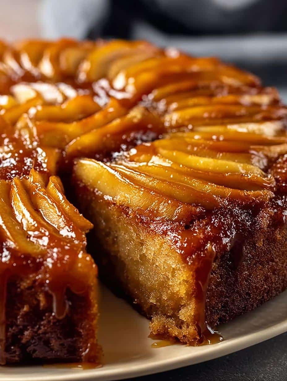 Caramel Apple Upside Down