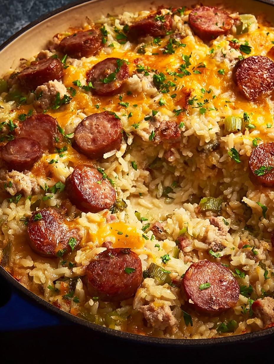 Cheesy Sausage Rice: 7 Comforting Reasons to Indulge - Cheesy Sausage Rice - main visual representation