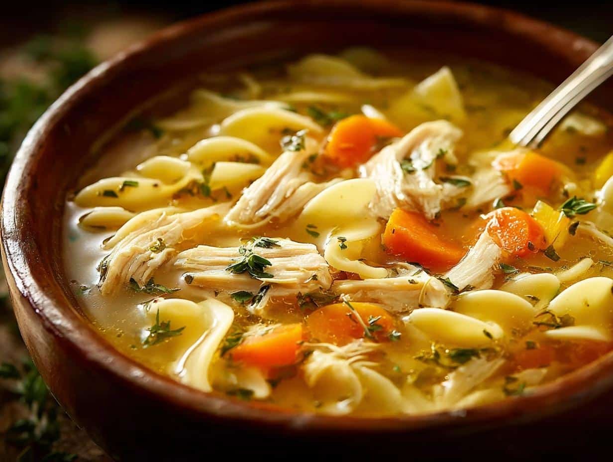 Perfect Chicken Noodle Soup Recipe - Chicken Noodle Soup - additional detail