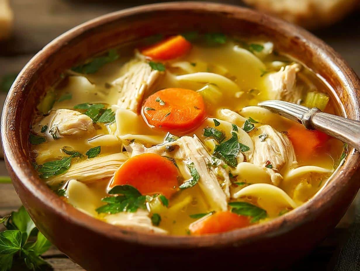 Perfect Chicken Noodle Soup Recipe - Chicken Noodle Soup - additional detail