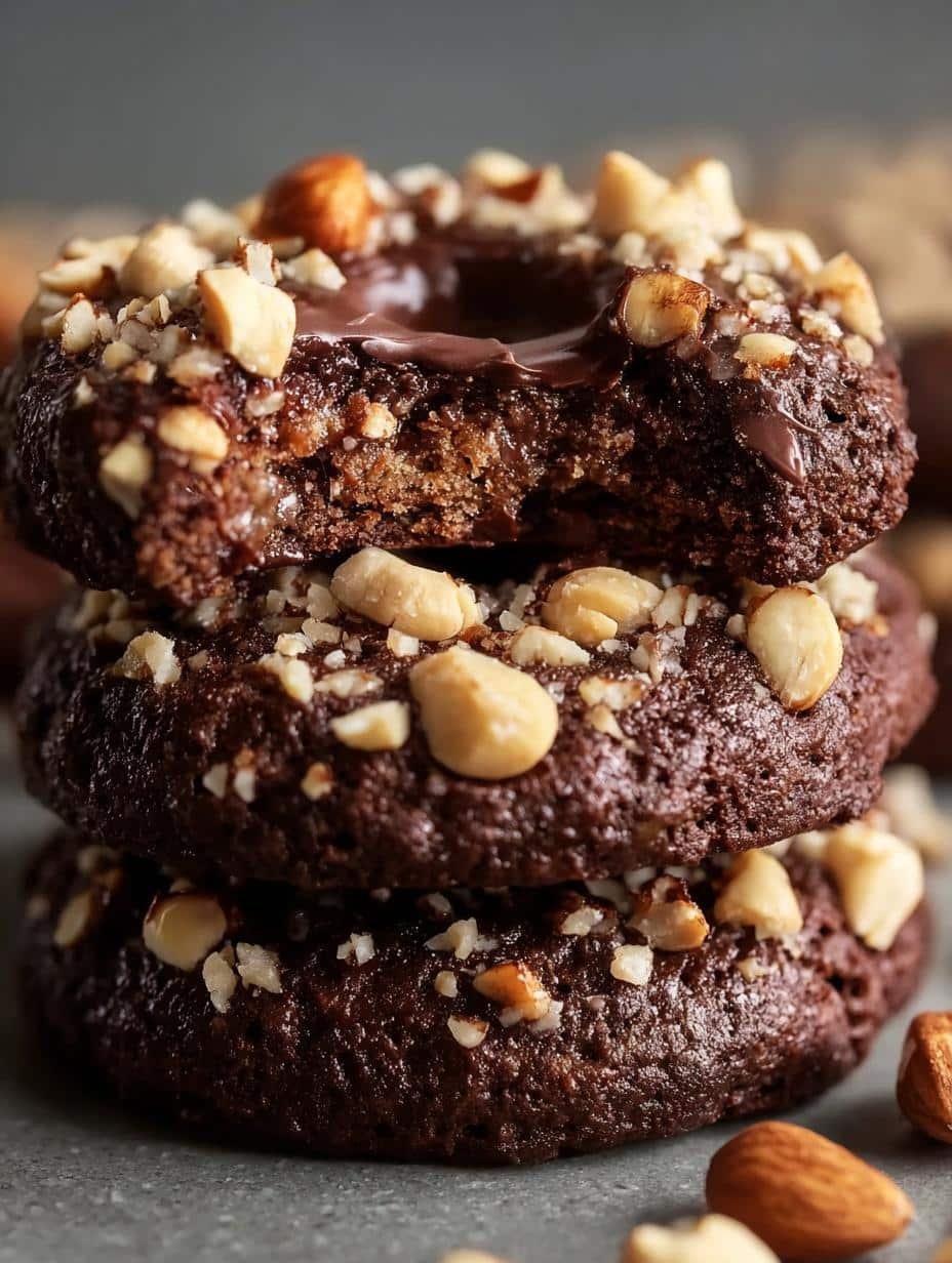 Chocolate Hazelnut Crunch Cookies