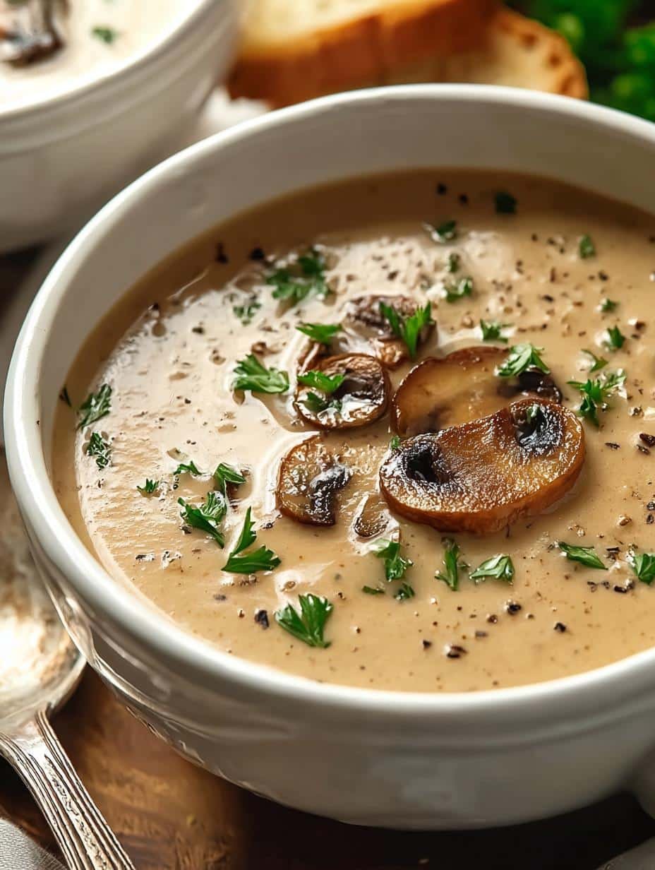 Incredible Cream Mushroom Soup: 1 Rich Recipe - Cream Mushroom Soup Incredible - additional detail