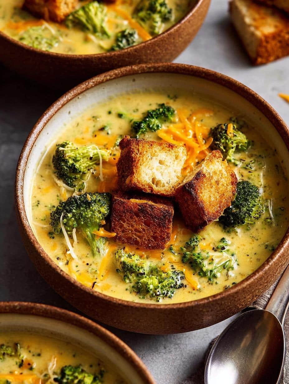 Creamy Broccoli Cheddar Soup: 5 Steps to Comforting Goodness - Creamy Broccoli Cheddar Soup - main visual representation