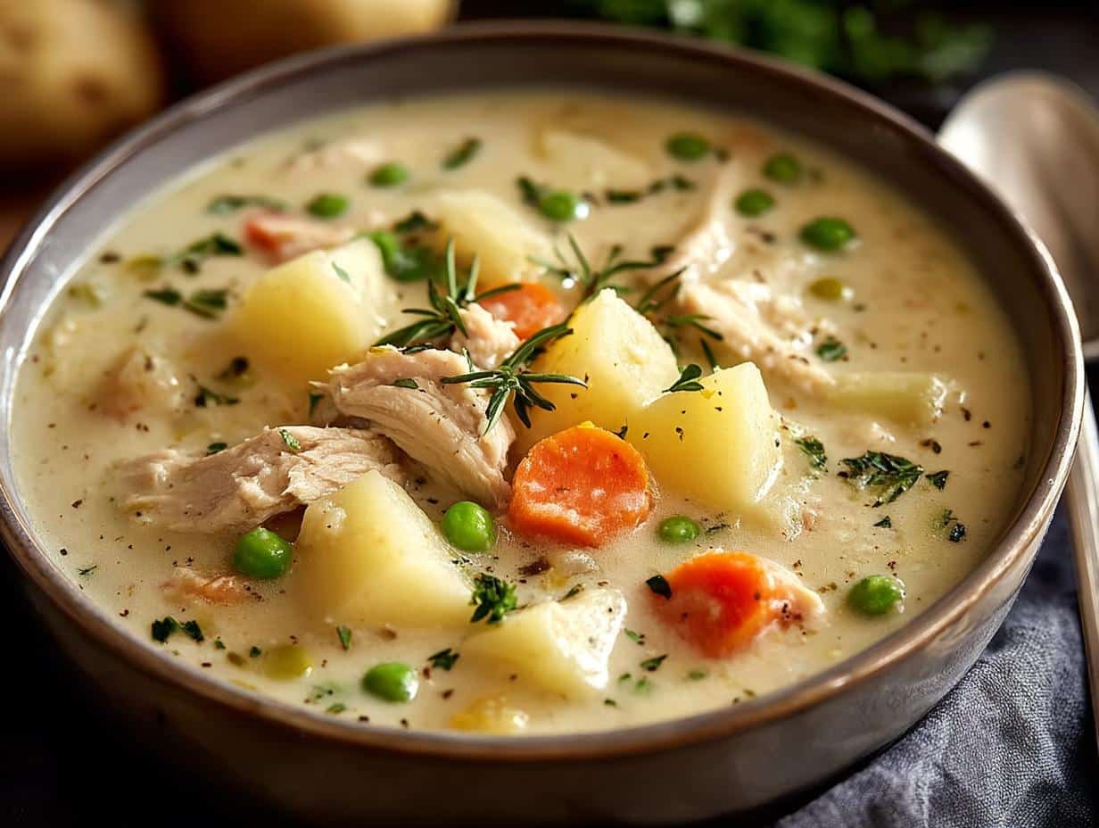 Amazing Creamy Chicken Potato Soup: 7 Secrets - Creamy Chicken Potato Soup - additional detail