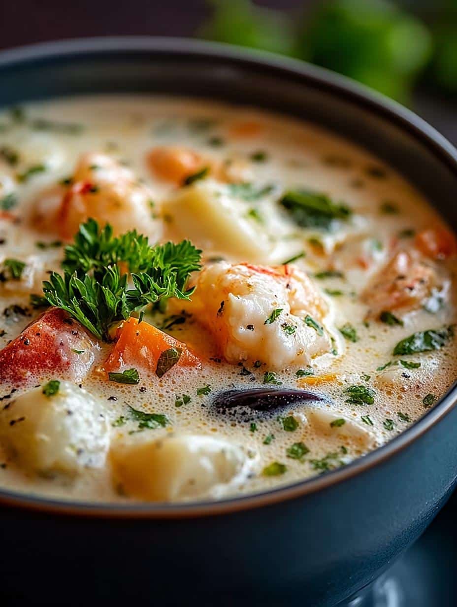 Incredible Creamy Seafood Chowder in 50 Minutes - Creamy Seafood Chowder Incredible - additional detail