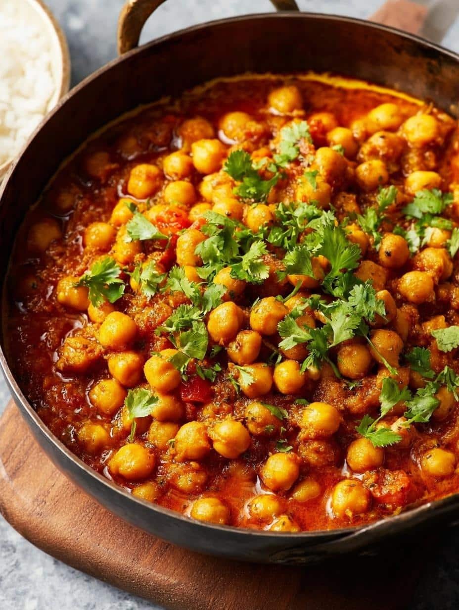 Creamy Vegetarian Chana Masala