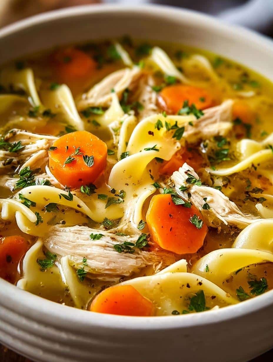 Crockpot Chicken Noodle Soup