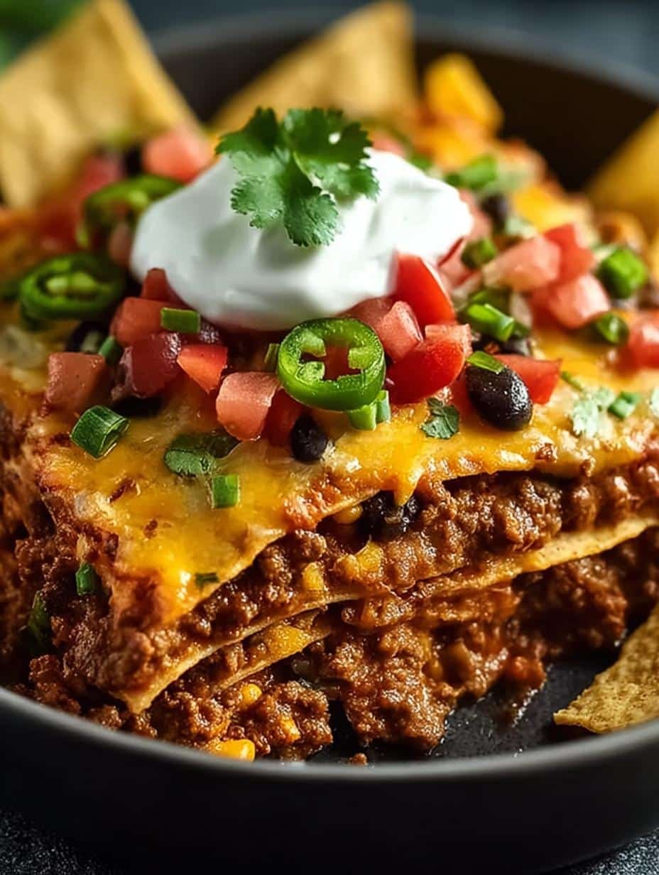 Crockpot Taco Casserole Incredible