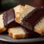 Easiest Chocolate Dipped Shortbread