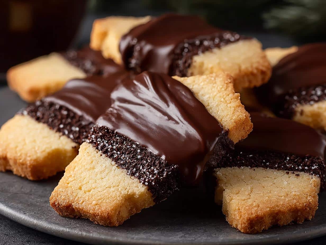 Easiest Chocolate Dipped Shortbread: 10 Perfect Bites - Easiest Chocolate Dipped Shortbread - additional detail