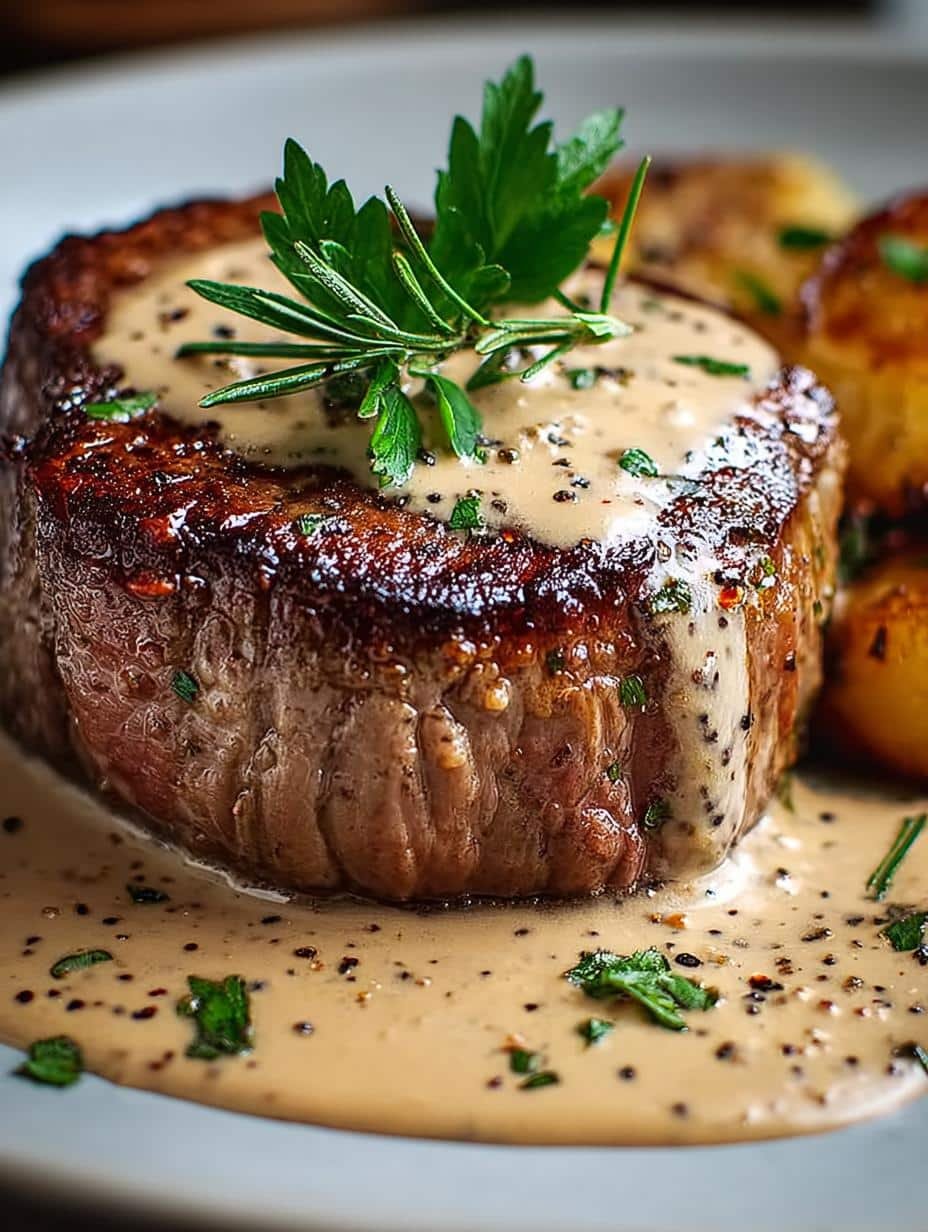 Elegant Filet Mignon Creamy: 2 Perfect Steaks - Elegant Filet Mignon Creamy - main visual representation