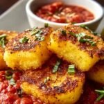 Fried Polenta with Marinara