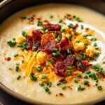 Loaded Cauliflower Soup