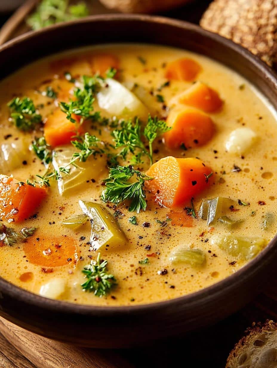 One Pot Creamy Vegetable