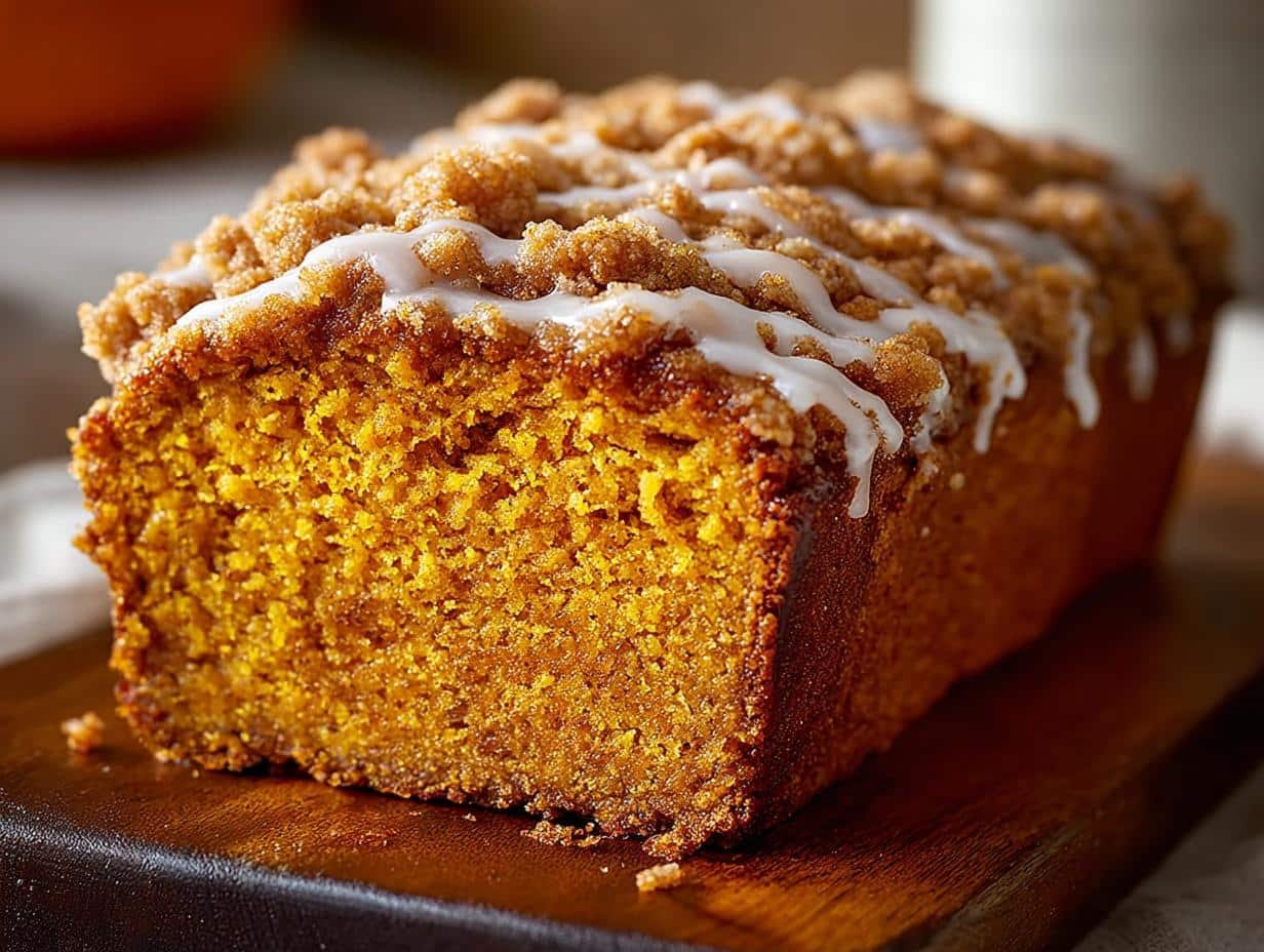Pumpkin Streusel Bread