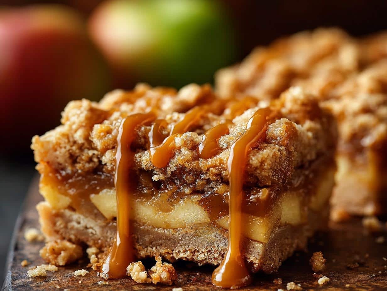 Amazing Salted Caramel Apple Crumble in 40 Mins - Salted Caramel Apple Crumble - additional detail