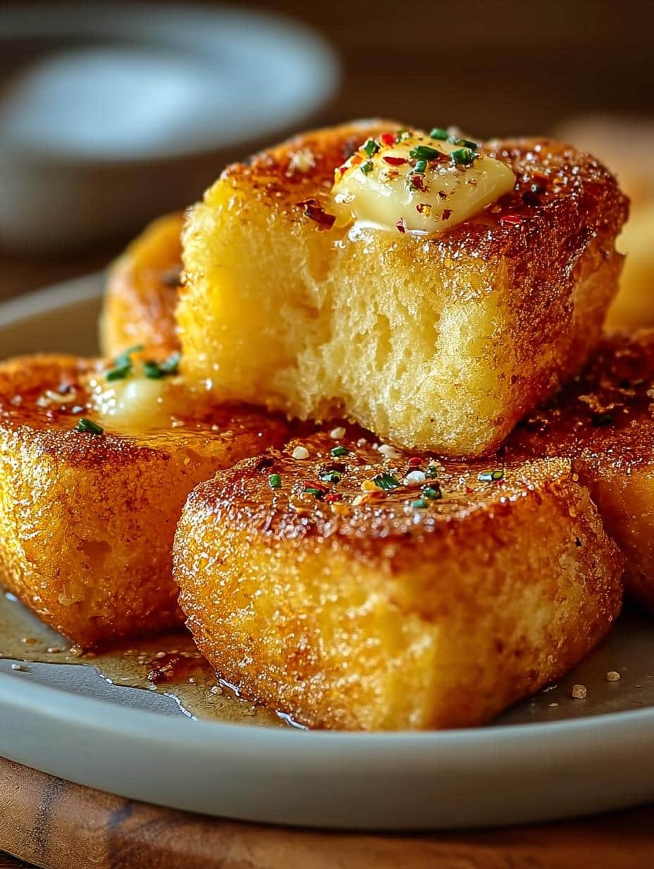 Delicious Southern Style Honey Butter poppers on a cooling rack, golden brown and ready to serve