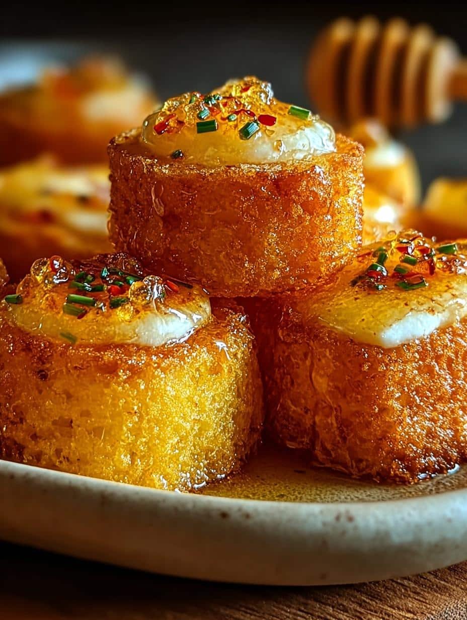 Close-up of a bowl of creamy Southern Style Honey Butter, perfect for spreading