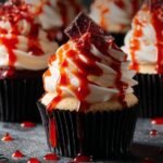 Spooky Broken Glass Cupcakes
