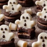 Spooky Ghost Marshmallow Cookies