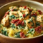 Tuscan Chicken Spaghetti Squash