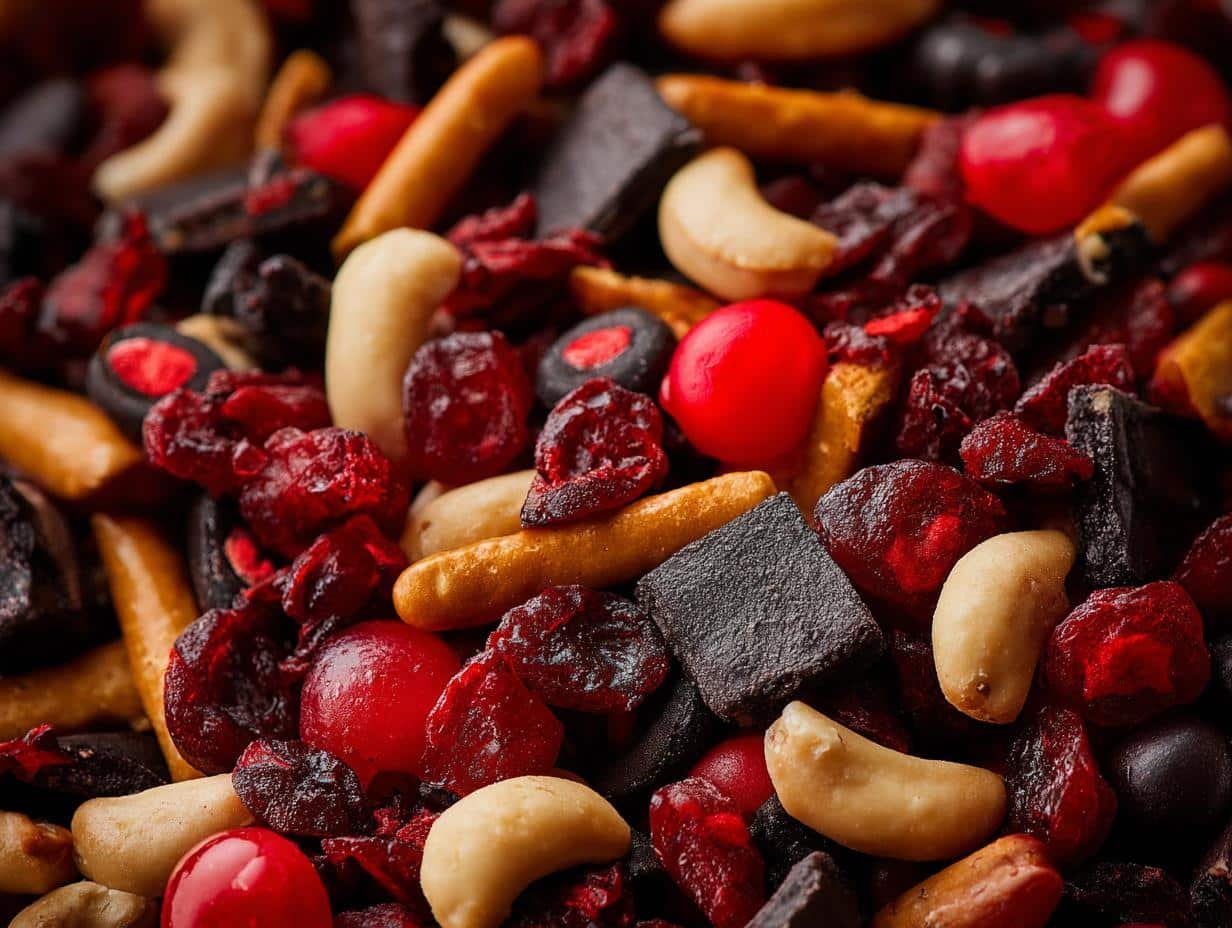 Vampire Bite Trail Mix: Spooky, Sweet Treat - Vampire Bite Trail Mix - additional detail