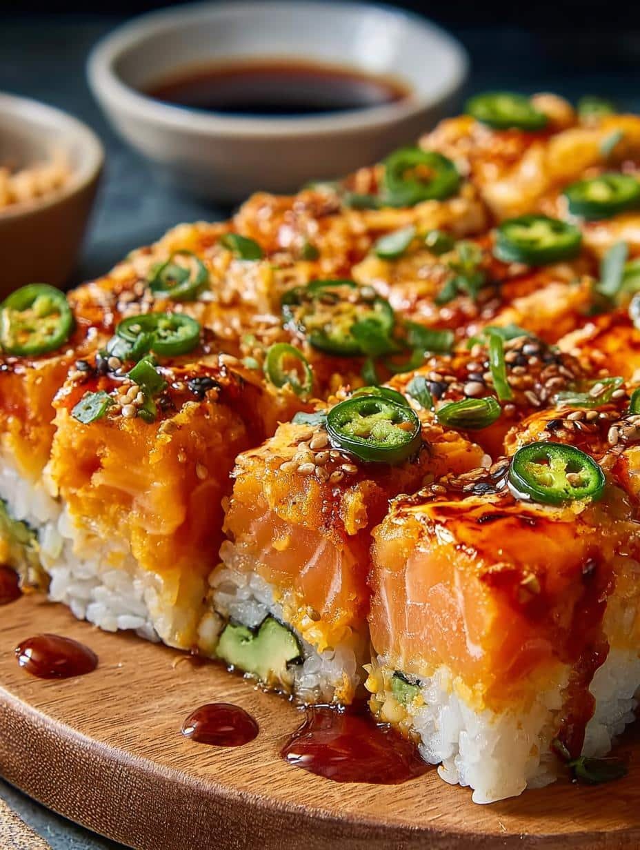 Viral Spicy Salmon Sushi