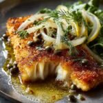 Almond Crusted Fish Piccata